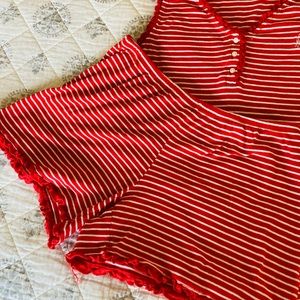 Women’s Ralph Lauren PJ’s. Shorts with sleeveless top, 100%cotton. Summer Cool!!